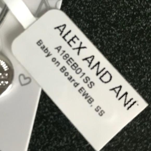 Alex and Ani Expandable Wire Bracelet Baby On Board NWT - Picture 9 of 13